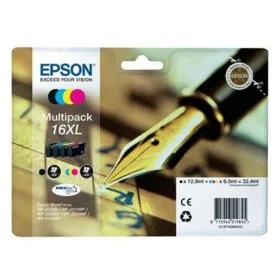 Cartouche d'Encre Compatible Epson T16XL Noir Cyan Magenta Jaune de Epson, Toners et encre pour imprimante - Réf : S0207675, ...