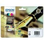 Cartouche d'Encre Compatible Epson T16XL Noir Cyan Magenta Jaune de Epson, Toners et encre pour imprimante - Réf : S0207675, ...