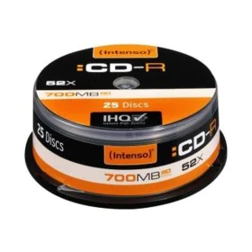 CD-R INTENSO 1001124 52x 700 MB (25 uds) de INTENSO, Consommables de stockage - Réf : S0212376, Prix : 11,25 €, Remise : %