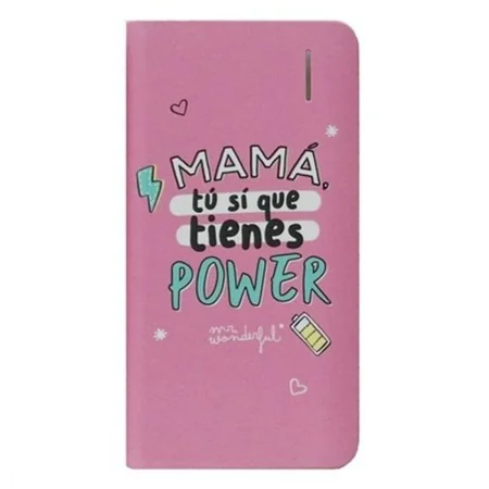 Power Bank Mr. Wonderful MRPWB031 4000 mAh Pink by Mr. Wonderful, Chargers - Ref: S0214578, Price: 9,66 €, Discount: %