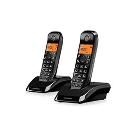 Telefone sem fios Motorola S1202 Duo Preto/Branco de Motorola, Telefones analógicos - Ref: S0215751, Preço: 48,19 €, Desconto: %