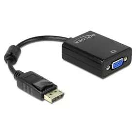 Adaptador DisplayPort a VGA DELOCK 61848 Negro de DELOCK, Cables DisplayPort - Ref: S0220920, Precio: 23,26 €, Descuento: %