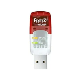 Ponto de Acesso Fritz! AC430 5 GHz 433 Mbps USB Transparente Vermelho Branco de Fritz!, Pontos de acesso sem fios - Ref: S022...