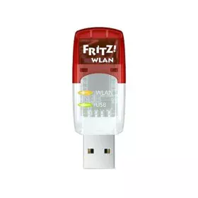 Ponto de Acesso Fritz! AC430 5 GHz 433 Mbps USB Transparente Vermelho Branco de Fritz!, Pontos de acesso sem fios - Ref: S022...