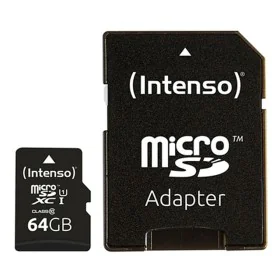 Tarjeta de Memoria Micro SD con Adaptador INTENSO 34234 UHS-I XC Premium Negro de INTENSO, Tarjetas de memoria - Ref: S022342...