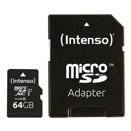 Micro SD Memory Card with Adaptor INTENSO 34234 UHS-I XC Premium Black by INTENSO, Memory cards - Ref: S0223426, Price: 16,01...