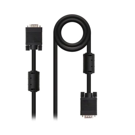 VGA Cable NANOCABLE 10.15.01 Black by NANOCABLE, Cables - Ref: S0224371, Price: 14,52 €, Discount: %