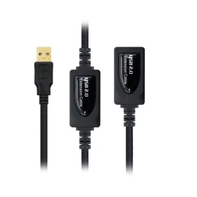 Verlängerungskabel mit USB NANOCABLE 10.01.021 Schwarz von NANOCABLE, USB-Kabel - Ref: S0224383, Preis: 21,88 €, Rabatt: %