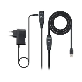 Verlängerungskabel mit USB NANOCABLE 10.01.031 Schwarz von NANOCABLE, USB-Kabel - Ref: S0224385, Preis: 38,61 €, Rabatt: %