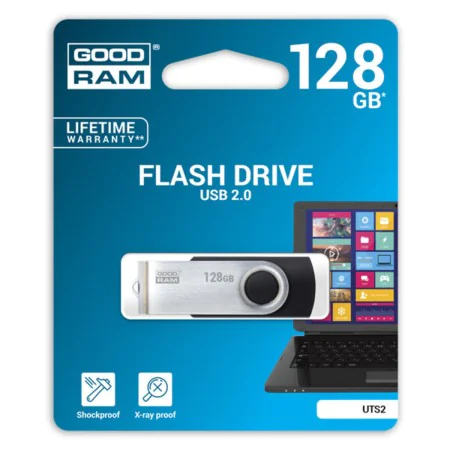 Pendrive GoodRam UTS2 USB 2.0 Noir de GoodRam, Clés USB - Réf : S0225252, Prix : 10,33 €, Remise : %