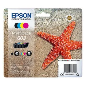 Compatible Ink Cartridge Epson 603 Multipack Yellow Black Cyan Magenta by Epson, Printer toners and inks - Ref: S0225672, Pri...