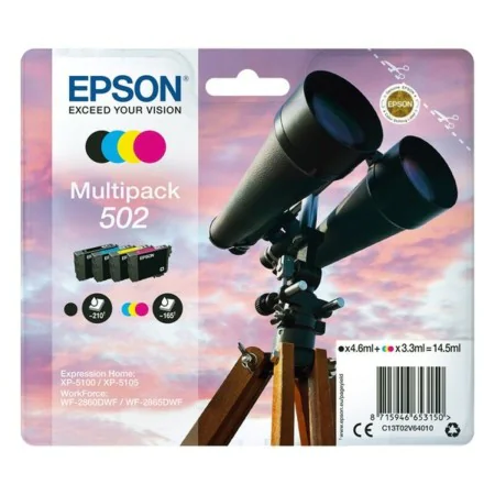 Cartuccia d'inchiostro compatibile Epson 502 Multipack 14,5 ml Giallo Nero Ciano Magenta Sì di Epson, Toner e inchiostro per ...