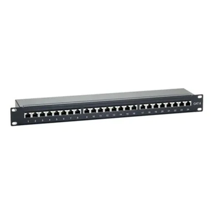 Patch Panel 24 Porte UTP Categoria 6 Monolyth 3000010 di Monolyth, Armadi e mensole - Rif: S0226036, Prezzo: 50,57 €, Sconto: %