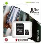 Tarjeta de Memoria Micro SD con Adaptador Kingston SDCS2 100 MB/s exFAT de Kingston, Tarjetas de memoria - Ref: S0226233, Pre...