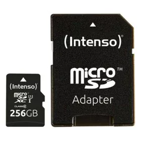 Mikro SD Speicherkarte mit Adapter INTENSO 3423492 256 GB Schwarz von INTENSO, Speicherkarten - Ref: S0226685, Preis: 21,32 €...