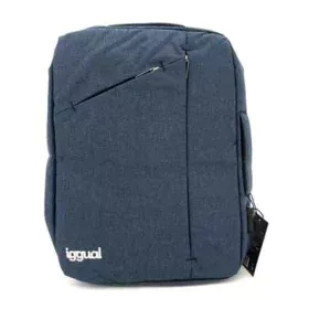 Laptop Backpack iggual IGG317051 Impermeable Anti-theft Blue by iggual, Bags and covers for laptops and netbooks - Ref: S0230...