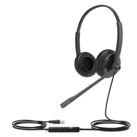 Headphones with Microphone Yealink UH34 DUAL TEAMS by Yealink, PC Headsets - Ref: S0231041, Price: 44,09 €, Discount: %