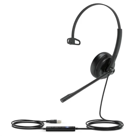 Kopfhörer mit Mikrofon Yealink YEA_UH34-MONO-T Schwarz von Yealink, Headsets mit Mikrofonen - Ref: S0231044, Preis: 34,50 €, ...