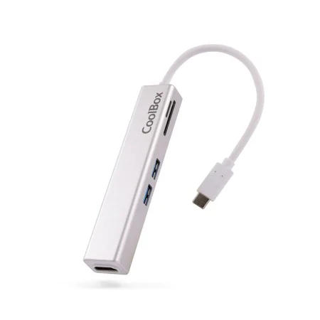 Dockstation CoolBox COO-DOCK-02 Silver by CoolBox, USB hubs - Ref: S0234191, Price: 18,78 €, Discount: %