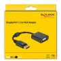 Adaptador DisplayPort a VGA DELOCK 61006 Negro de DELOCK, Cables DisplayPort - Ref: S0234850, Precio: 18,63 €, Descuento: %