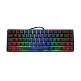 Clavier CoolBox DG-TEC65-RGB Noir Espagnol Qwerty de CoolBox, Claviers - Réf : S0235483, Prix : 18,39 €, Remise : %