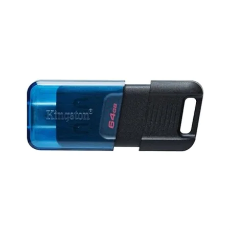 Clé USB Kingston 80 64 GB Bleu Noir/Bleu de Kingston, Clés USB - Réf : S0236077, Prix : 9,68 €, Remise : %