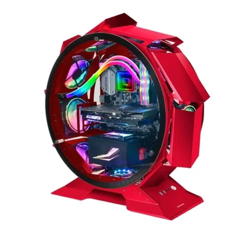 Boîtier ATX semi-tour Mars Gaming NCORB Red Rouge RGB de Mars Gaming, Boîtiers pour ordinateurs de bureau - Réf : S0236320, P...