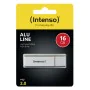 Clé USB INTENSO Alu Line Argent 16 GB de INTENSO, Clés USB - Réf : S0236480, Prix : 5,69 €, Remise : %