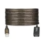 Verlängerungskabel mit USB Ewent EW1024 25 m Schwarz von Ewent, USB-Kabel - Ref: S0238123, Preis: 25,53 €, Rabatt: %