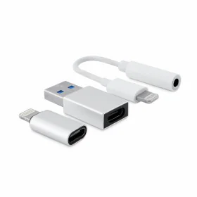 Cavo USB CoolBox COO-CKIT-APPL Bianco di CoolBox, Cavi USB - Rif: S0238431, Prezzo: 9,21 €, Sconto: %