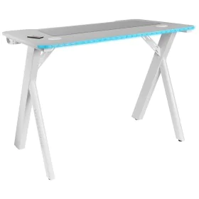 Mesa de Escritorio Mars Gaming MGD100RGBW Blanco Acero 100 x 60 cm de Mars Gaming, Escritorios y mesas para ordenador - Ref: ...