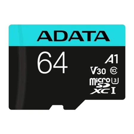 Micro SD Card Adata AUSDX64GUI3V30SA2 64 GB by Adata, Memory cards - Ref: S0239136, Price: 8,93 €, Discount: %