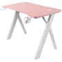 Mesa de Escritorio Mars Gaming MGD100RGBP Blanco Rosa Acero 100 x 60 cm de Mars Gaming, Escritorios y mesas para ordenador - ...