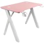 Mesa de Escritorio Mars Gaming MGD100RGBP Blanco Rosa Acero 100 x 60 cm de Mars Gaming, Escritorios y mesas para ordenador - ...