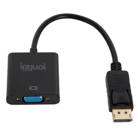 DisplayPort to VGA adapter iggual IGG319062 by iggual, Headphones and accessories - Ref: S0239553, Price: 7,94 €, Discount: %