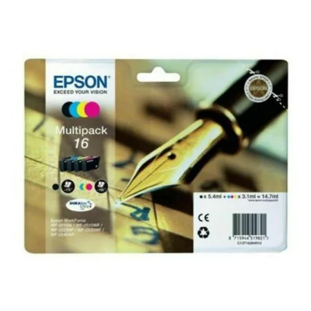 Cartucho de Tinta Compatible Epson C13T16264012 Amarillo Negro Cian Magenta de Epson, Tóners y tinta de impresora - Ref: S023...