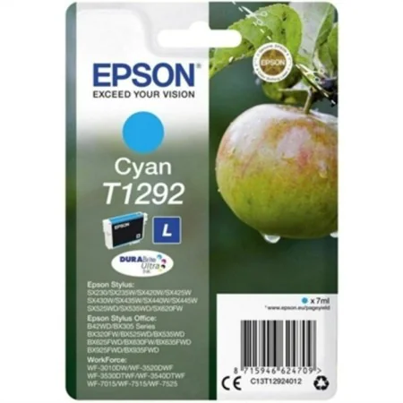 Cartucho de Tinta Compatible Epson C13T12924012 Cian de Epson, Tóners y tinta de impresora - Ref: S0239794, Precio: 20,19 €, ...