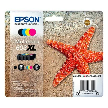 Tinteiro de Tinta Original Epson C13T03A64010 Multicolor Preto de Epson, Toners e tinta de impressora - Ref: S0239880, Preço:...