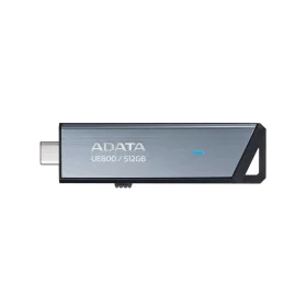 Clé USB Adata AELI-UE800-512G-CSG 512 GB Noir Acier de Adata, Clés USB - Réf : S0240711, Prix : 55,03 €, Remise : %