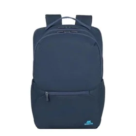 Laptop Backpack Rivacase Ulsan Blue 18 x 29 x 43 cm 15.6" by Rivacase, Bags and covers for laptops and netbooks - Ref: S02409...