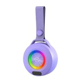 Altifalante Bluetooth Portátil Celly LIGHTBEATVL Violeta 5 W de Celly, Auriculares portáteis e altifalantes com porta dock - ...