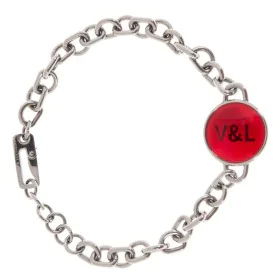 Bracciale Donna Victorio & Lucchino VJ0074BR Rosso Acciaio Argentato di Victorio & Lucchino, Bracciali - Rif: S0309105, Prezz...