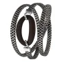 Bracelet Femme Panarea BM1N21 Noir Argent Argenté (59 cm) de Panarea, Bracelets - Réf : S0309834, Prix : 50,19 €, Remise : %