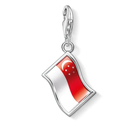 Perle de verre Femme Thomas Sabo 1210-603-10 Rouge Argenté (1 cm) de Thomas Sabo, Charms et perles - Réf : S0323367, Prix : 1...