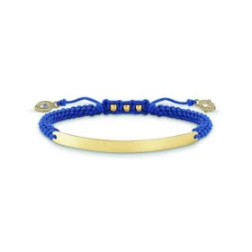 Bracciale Donna Thomas Sabo LBA0067-899-1 Azzurro Argento Dorato (21 cm) di Thomas Sabo, Bracciali - Rif: S0323556, Prezzo: 7...