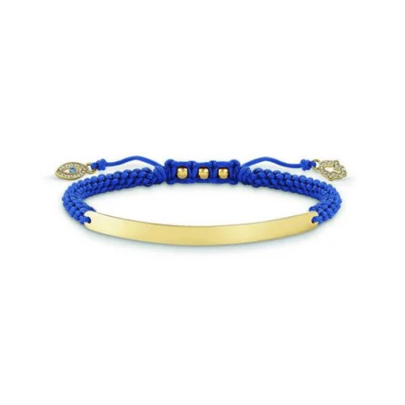 Bracelet Femme Thomas Sabo LBA0067-899-1 Bleu Argent Doré (21 cm) de Thomas Sabo, Bracelets - Réf : S0323556, Prix : 75,43 €,...