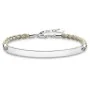 Pulsera Mujer Thomas Sabo LBA0029-173-19 Plateado Blanco 15-18 cm 19,5 cm de Thomas Sabo, Pulseras - Ref: S0323721, Precio: 5...