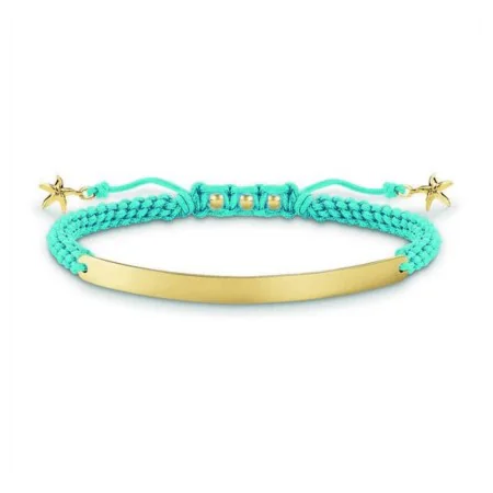 Bracciale Donna Thomas Sabo LBA0060-848-1 Azzurro Argento Dorato di Thomas Sabo, Bracciali - Rif: S0323729, Prezzo: 63,91 €, ...