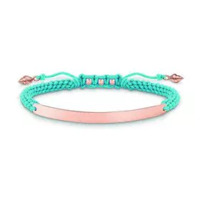 Bracelete feminino Thomas Sabo LBA0062-597-1 Azul Ouro rosa Prata de Thomas Sabo, Pulseiras - Ref: S0323731, Preço: 63,91 €, ...