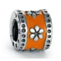 Perle de verre Femme Viceroy VMM0088-04 Orange 1 cm de Viceroy, Charms et perles - Réf : S0336019, Prix : 10,21 €, Remise : %